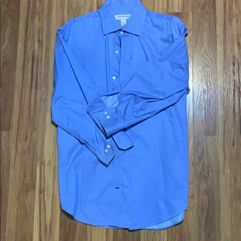 Blue Banana Republic Button-Up XL 17-17.5